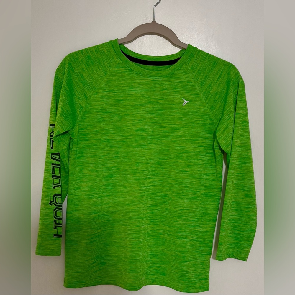 Old Navy - Boys Size L (10/12) - Go Dry Active Long Sleeve Shirt